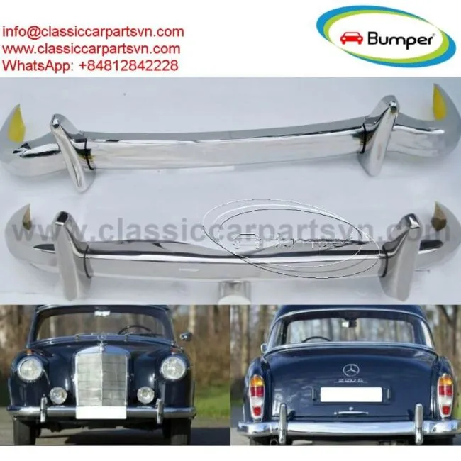 Mercedes Ponton W180 W128 6cylinder coupe cabriolet bumpers Image 1